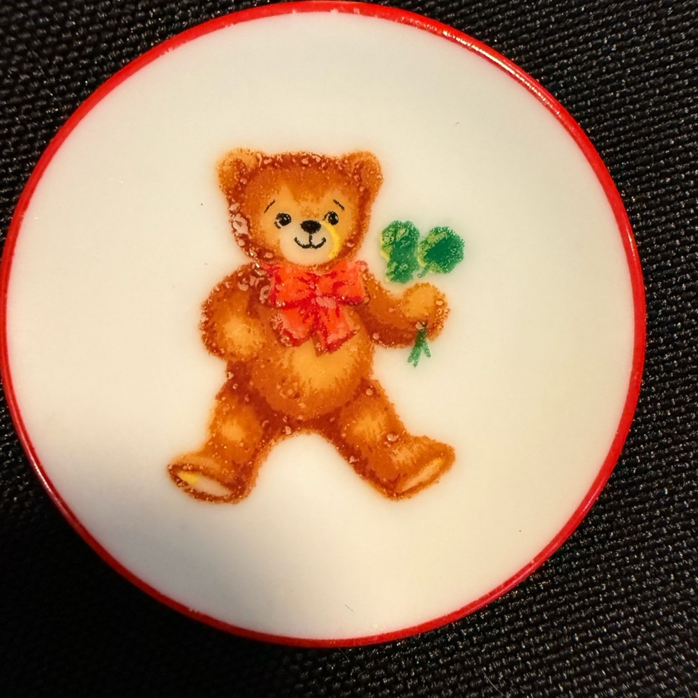 VTG Dollhouse Reutter Teddy Hermann Teddy Bear Mini Porcelain Tea‎ Set 8 Pc - Picture 6 of 16